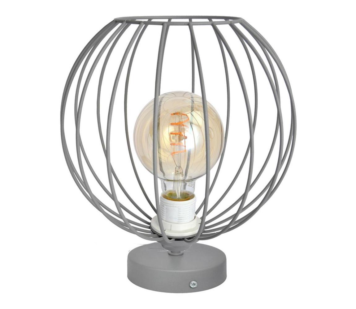 Lampa stołowa MERCURE 1xE27/15W/230V szara