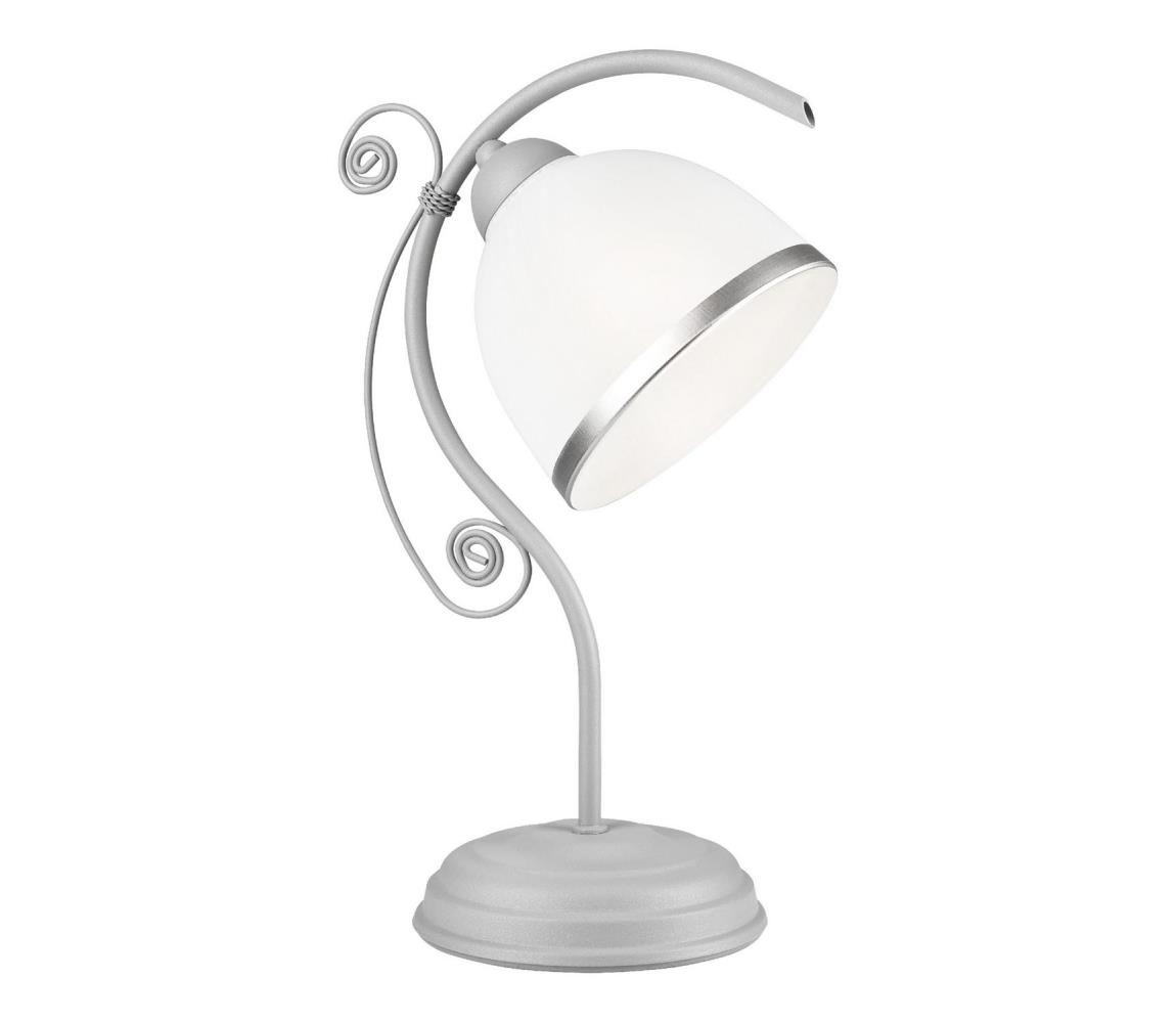 Lampa stołowa RETRO II 1xE27/60W/230V srebrna