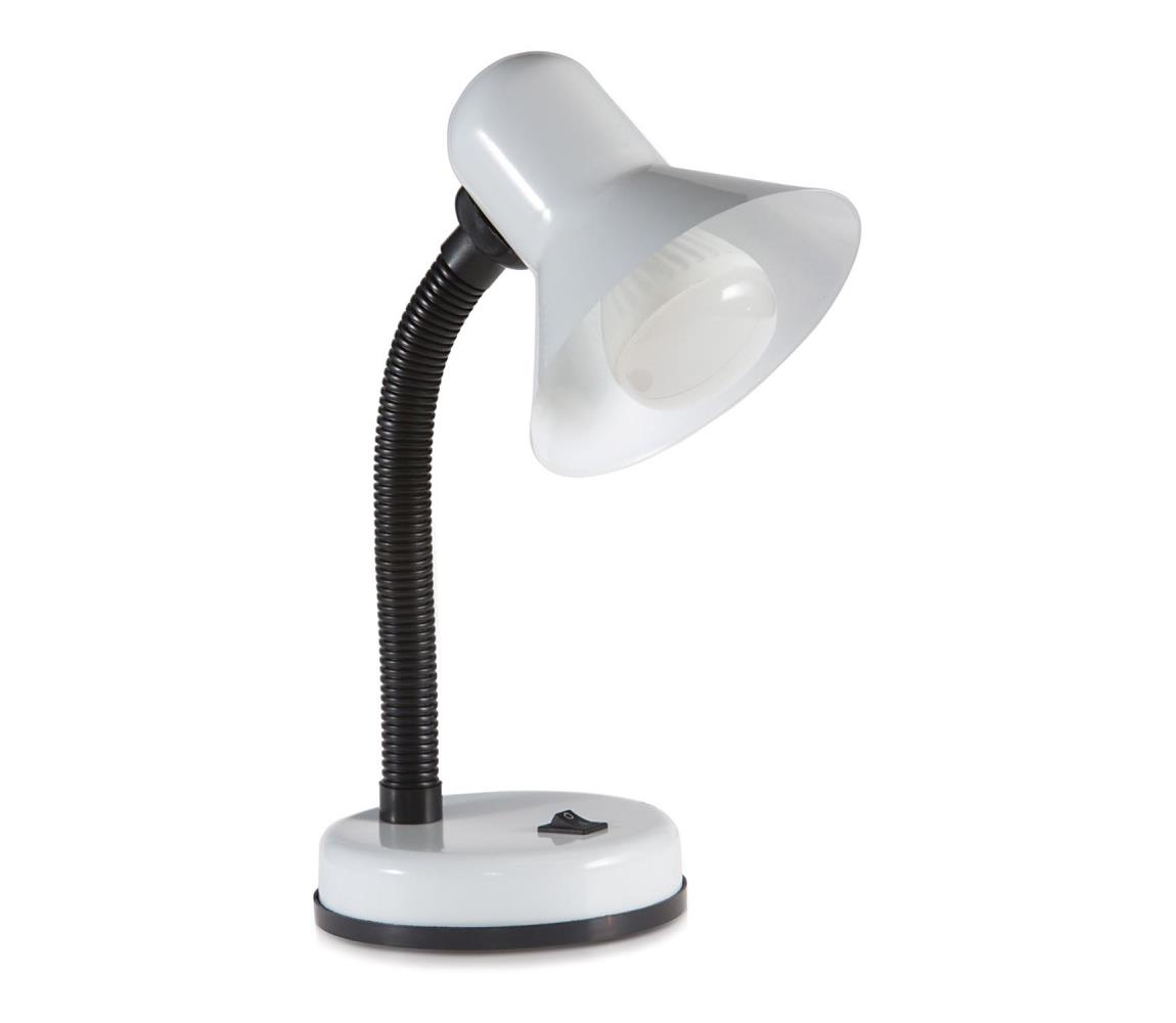 Lampa stołowa SMIESZEK 1xE27/40W/230V biała