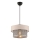 Lampa su linką ERO 1xE27/60W/230V kremowa/szara