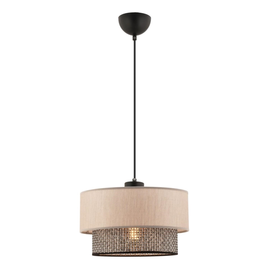 Lampa su suficiente ECHO 1xE27/60W/230V beżowa/szara