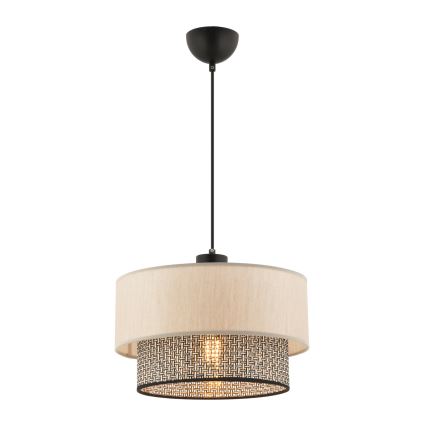 Lampa su suficiente ECHO 1xE27/60W/230V beżowa/szara