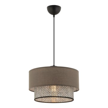 Lampa su suficiente ECHO 1xE27/60W/230V brązowa/szara