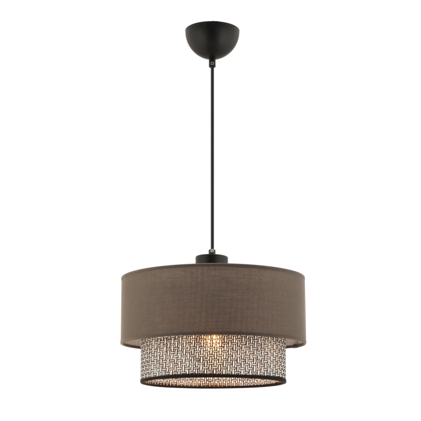 Lampa su suficiente ECHO 1xE27/60W/230V brązowa/szara