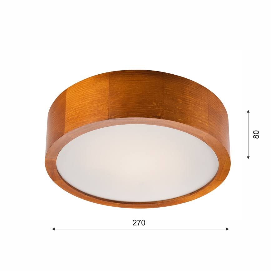 Lampa sufitowa 1xE27/60W/230V sosna