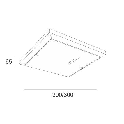 Lampa sufitowa 1xE27/60W/230V sosna