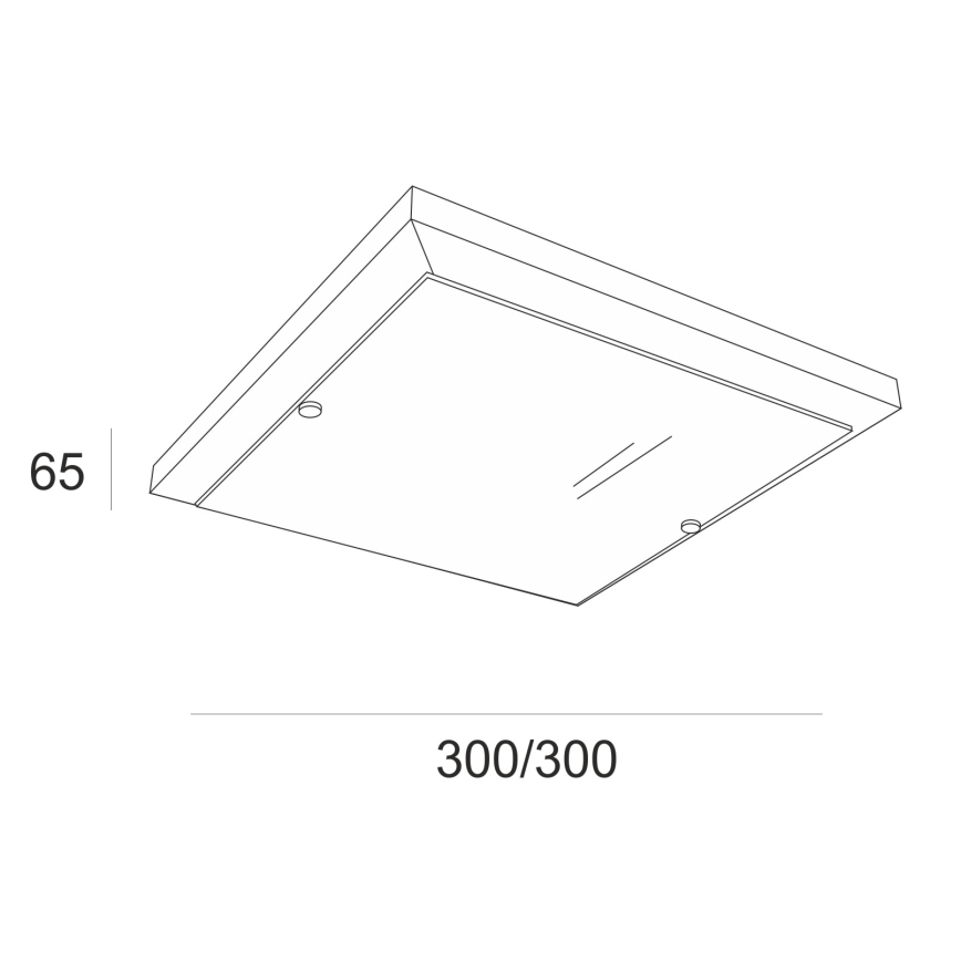 Lampa sufitowa 1xE27/60W/230V buk