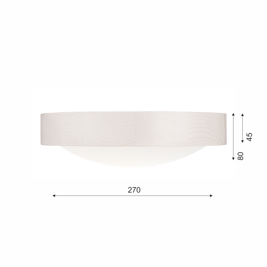 Lampa sufitowa 1xE27/60W/230V sosna
