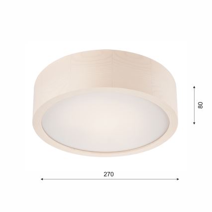 Lampa sufitowa 1xE27/60W/230V sosna
