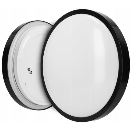 Lampa sufitowa 2xE27/40W/230V śr. 29,5 cm czarna