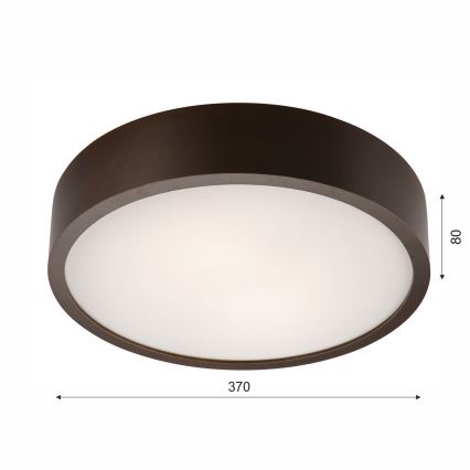 Lampa sufitowa 2xE27/60W/230V sosna