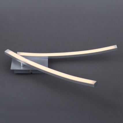 Lampa sufitowa 2xLED/6W/230V 3000K matowy chrom