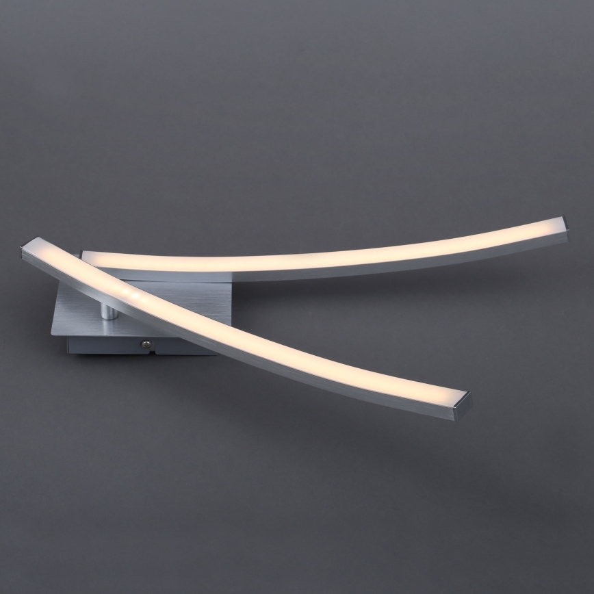 Lampa sufitowa 2xLED/6W/230V 3000K matowy chrom