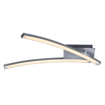 Lampa sufitowa 2xLED/6W/230V 3000K matowy chrom