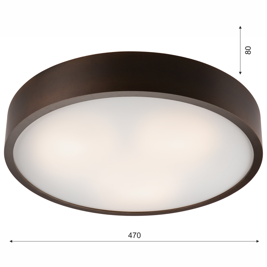 Lampa sufitowa 3xE27/60W/230V sosna