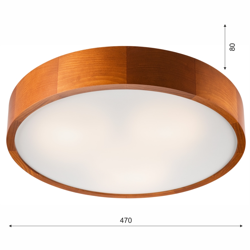 Lampa sufitowa 3xE27/60W/230V sosna