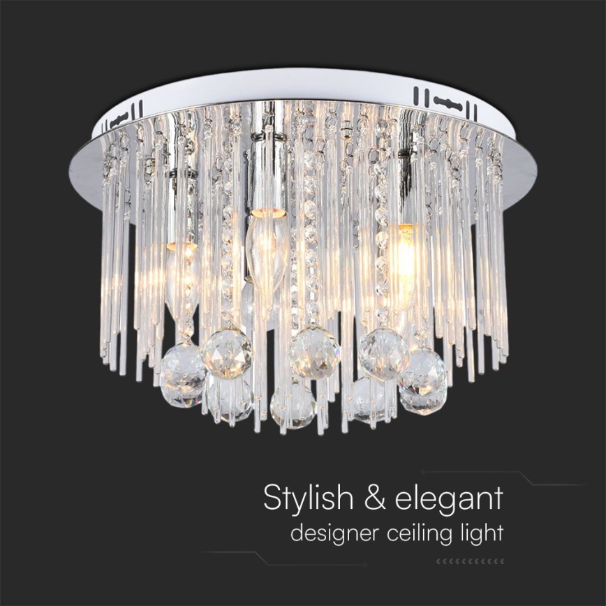 Lampa sufitowa 5xE14/40W/230V śr. 40 cm