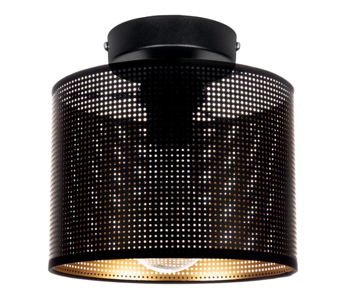 Lampa sufitowa ALDO 1xE27/60W/230V śr. 20 cm czarny