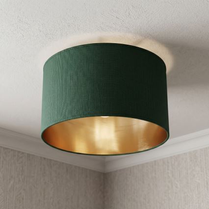 Lampa sufitowa ARDEN 1xE27/15W/230V śr. 40 cm zielona