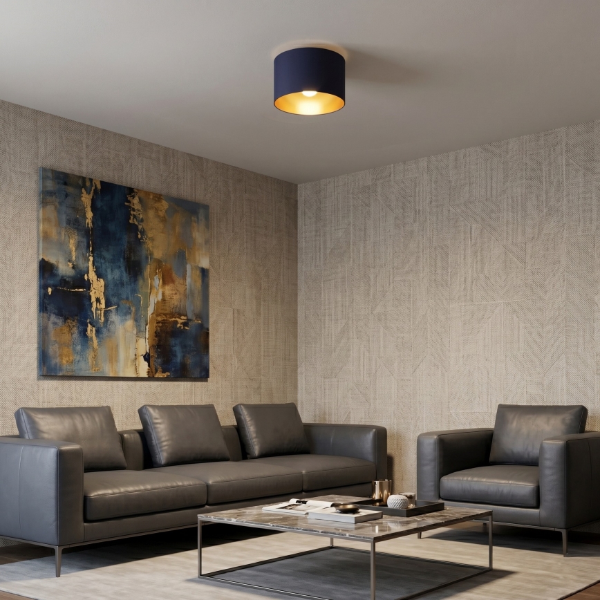 Lampa sufitowa ARDEN 1xE27/15W/230V, średnica 25 cm, niebieska