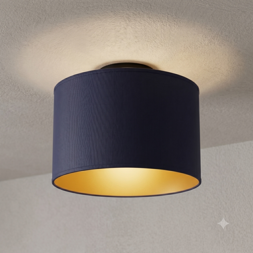 Lampa sufitowa ARDEN 1xE27/15W/230V, średnica 25 cm, niebieska