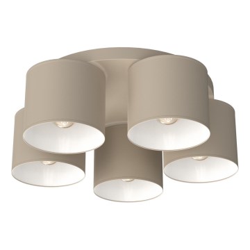 Lampa sufitowa ARDEN 5xE27/15W/230V o średnicy 44 cm beżowa