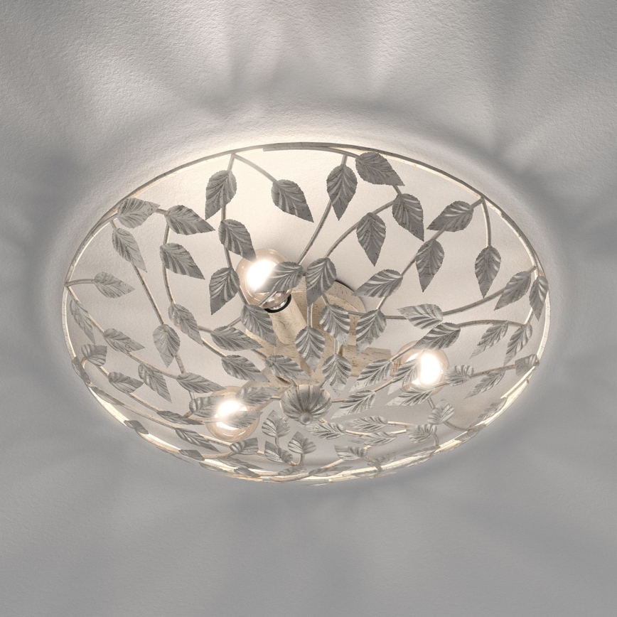 Lampa sufitowa ARION 3xE27/15W/230V biała/patyna