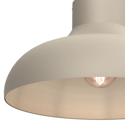 Lampa sufitowa BASCA 1xE27/15W/230V Ø 40 cm kremowa