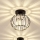 Lampa sufitowa BELLA 1xE27/40W/230V, śr. 20 cm, czarna