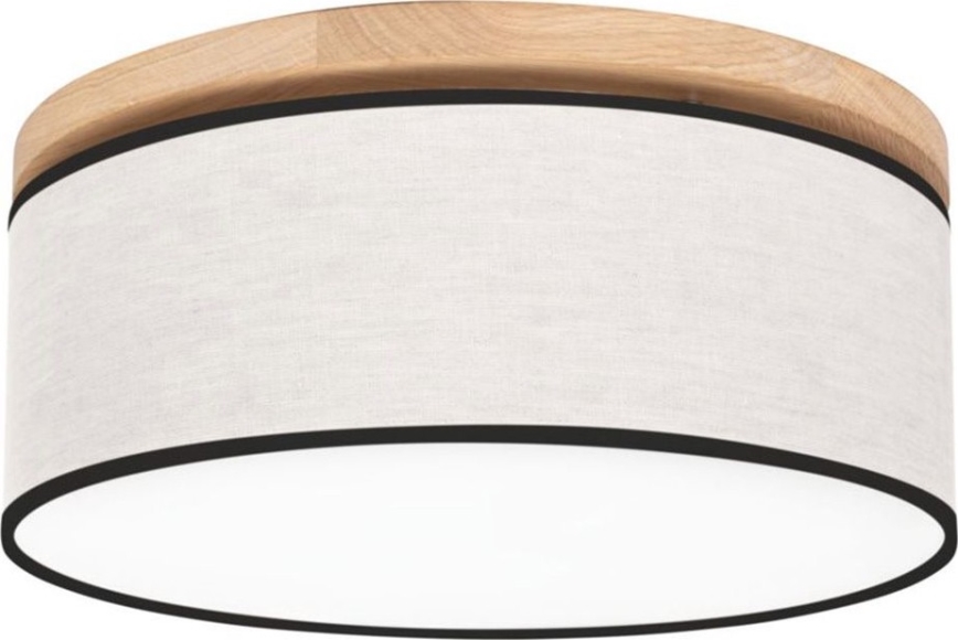 Lampa sufitowa BOHO 2xE27/25W/230V, średnica 38 cm, dąb