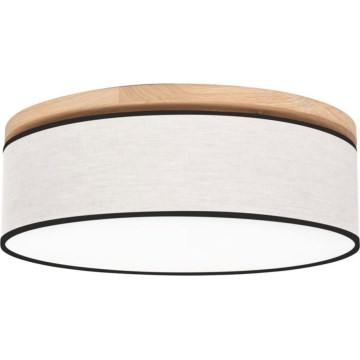 Lampa sufitowa BOHO 3xE27/25W/230V śr. 48 cm dąb