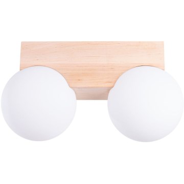 Lampa sufitowa BULBO 2xG9/8W/230V buk/biała