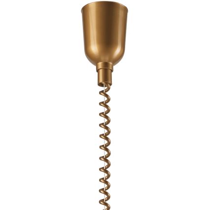 Lampa sufitowa z możliwością zwijania CHIARA 1xE27/60W/230V beżowa/dąb