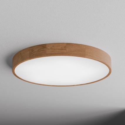 Lampa sufitowa CLEO 6xE27/24W/230V śr. 80 cm dąb