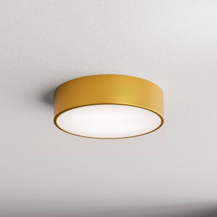 Lampa sufitowa z czujnikiem ruchu i zmierzchu CLEO 2xE27/24W/230V śr. 30 cm złota