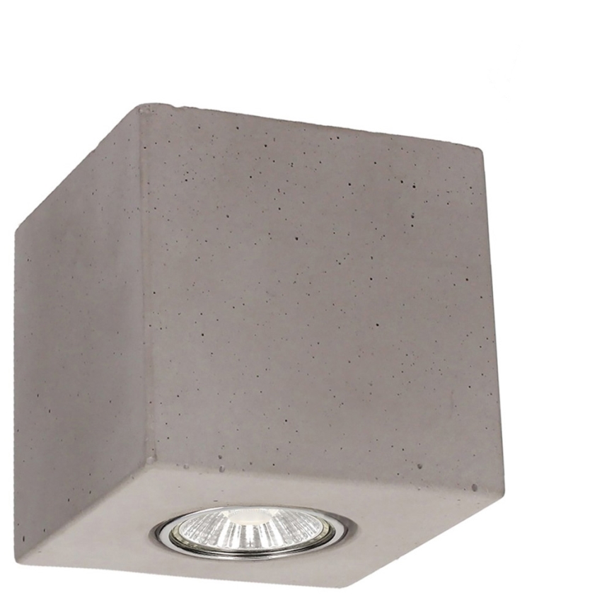 Lampa sufitowa CONCRETEDREAM 1xGU10/6W/230V beton - certyfikat FSC