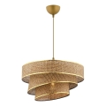 Lampa sufitowa COUPER 1xE27/60W/230V brązowa/złota