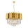 Lampa sufitowa CRYSTALLINE 8xE27/40W/230V złota