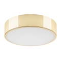 Lampa sufitowa DANTE 2xE27/60W/230V śr. 36 cm złota
