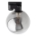 Lampa sufitowa do 1-fazowego systemu szynowego TRACER 1xG9/8W/230V czarna/dym czarny