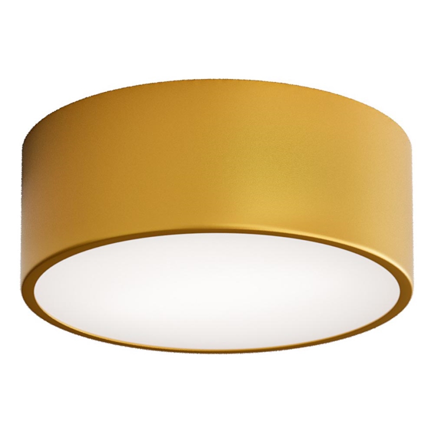 Lampa sufitowa do łazienki CLEO z czujnikiem, 1x E27/24W/230V, Ø20 cm, IP54, złota