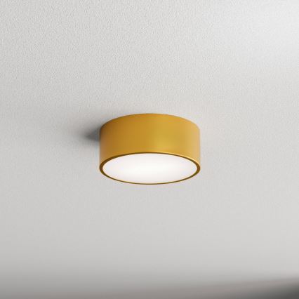 Lampa sufitowa do łazienki CLEO z czujnikiem, 1x E27/24W/230V, Ø20 cm, IP54, złota