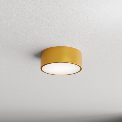 Lampa sufitowa do łazienki CLEO z czujnikiem, 1x E27/24W/230V, Ø20 cm, IP54, złota