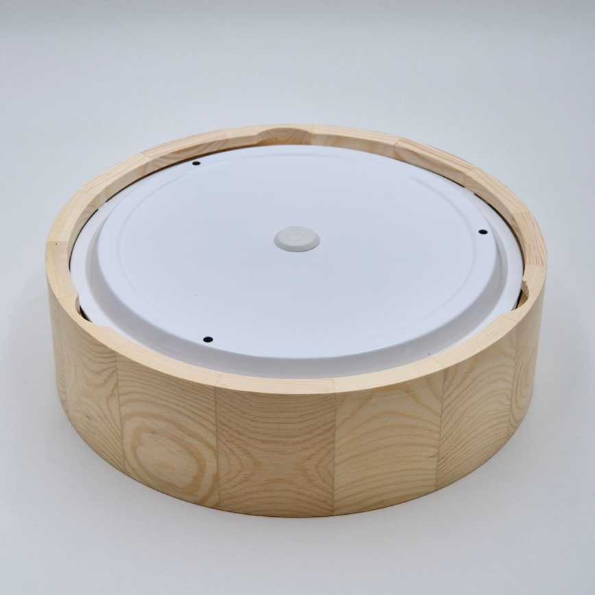 Lampa sufitowa do łazienki NATURAL 2xE27/15W/230V IP54 sosna Ø 27 cm