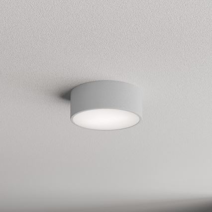 Lampa sufitowa do łazienki z czujnikiem CLEO 1xE27/24W/230V, średnica 20 cm, IP54, szara