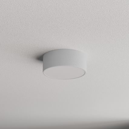 Lampa sufitowa do łazienki z czujnikiem CLEO 1xE27/24W/230V, średnica 20 cm, IP54, szara