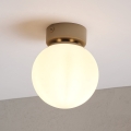 Lampa sufitowa ELIAS 1xE14/5W/230V śr. 13 cm beżowa/biała
