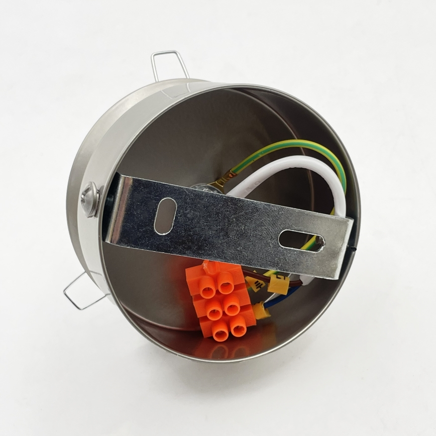 Lampa sufitowa ELIAS 1xE14/5W/230V Ø 13 cm chrom matowy/przydymiony szary