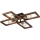 Lampa sufitowa ERA 4xE27/40W/230V brązowa