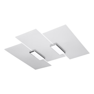 Lampa sufitowa FABIANO 3xE27/60W/230V biała/chrom błyszczący